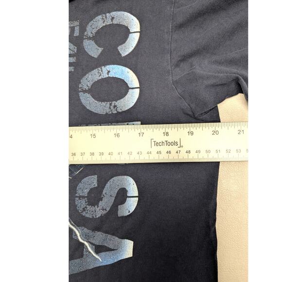 Vintage Corsair F4U WW2 Plane Gildan T Shirt Medium Blue - Picture 5 of 9